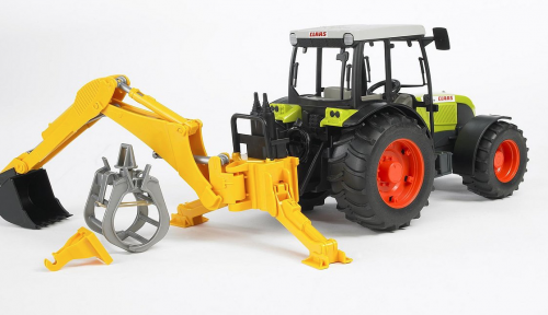 Heckbagger mit Greifer
